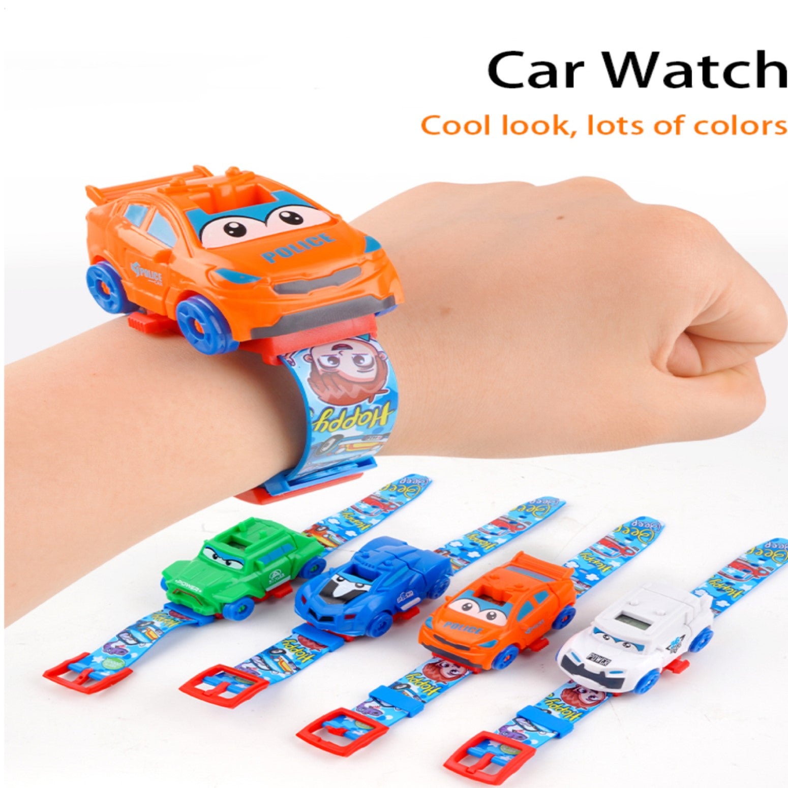Kids Watch Toy Dinosaur Transformation Electronic Car Watches